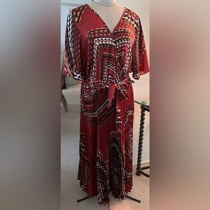 Ashely Stewart Mock Wrap Dress